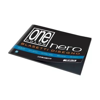 Blasetti One Color Nero – Confezione da 10 Album 24 × 33 cm