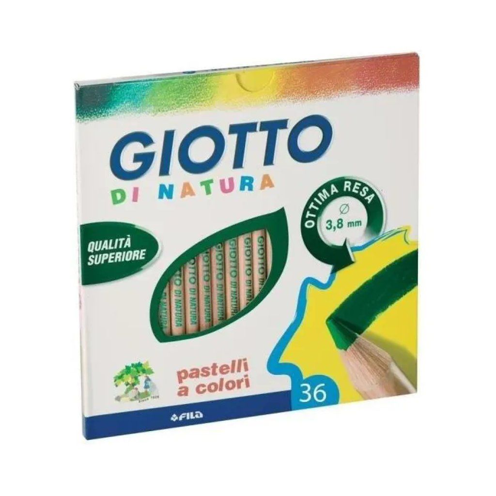 Giotto Di Natura – Confezione da 36 Pastelli Colorati