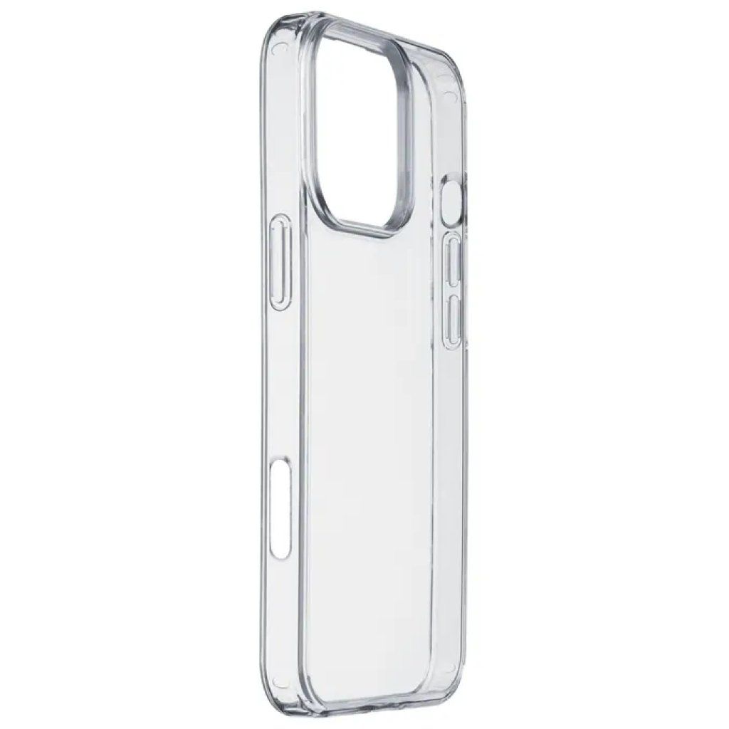 Cellularline Clear Strong – Cover trasparente per iPhone 16 Pro Max