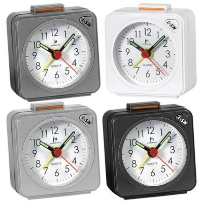 Lowell JA7051S Justaminute – Sveglia analogica color argento