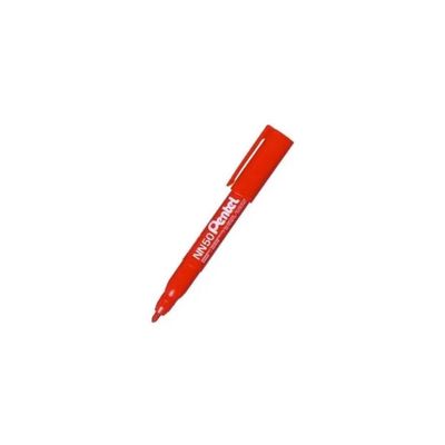 Pentel Green Label NN50-BO – 12 Marcatori Permanenti Rossi, Punta Conica Pentel Green Label NN50-BO – 12 Marcatori Permanenti Rossi, Punta Conica