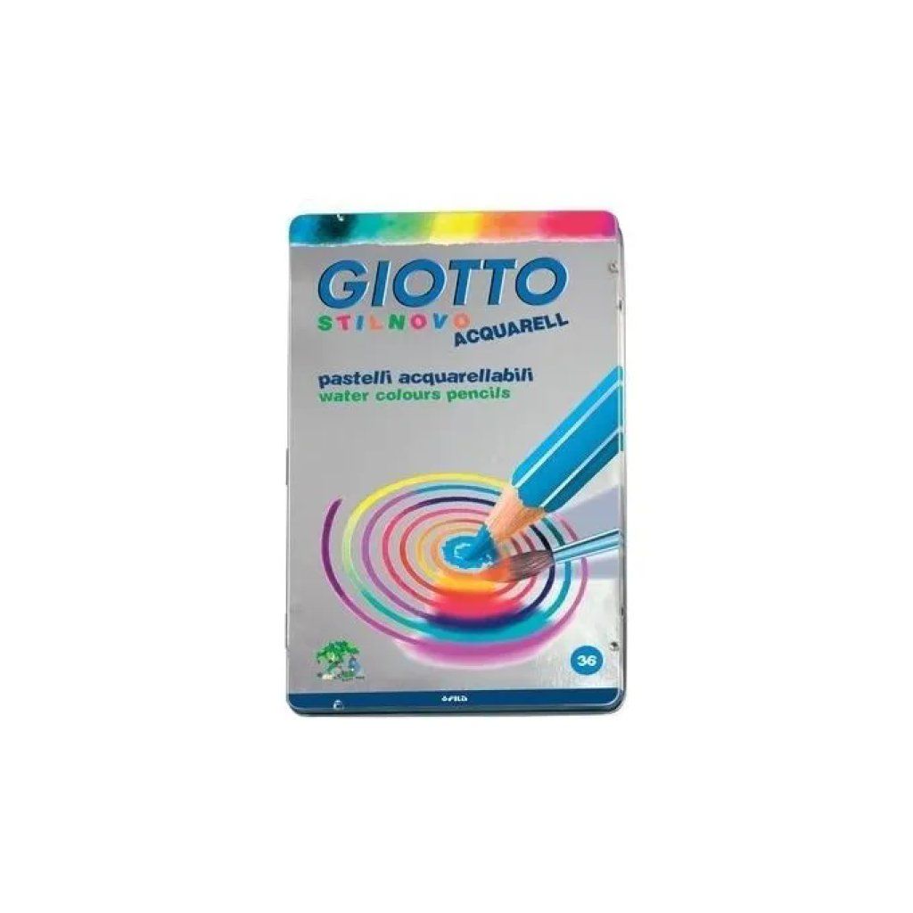 Giotto Stilnovo Acquerell Pastelli Acquerellabili, Confezione da 36