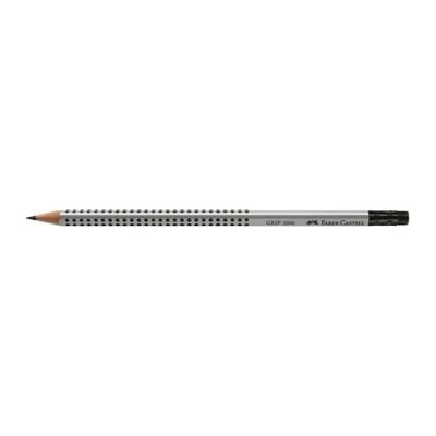 FABER CASTELL Faber-Castell Grip 2001 HB – Confezione da 12 matite con gomma FABER CASTELL Faber-Castell Grip 2001 HB – Confezione da 12 matite con gomma