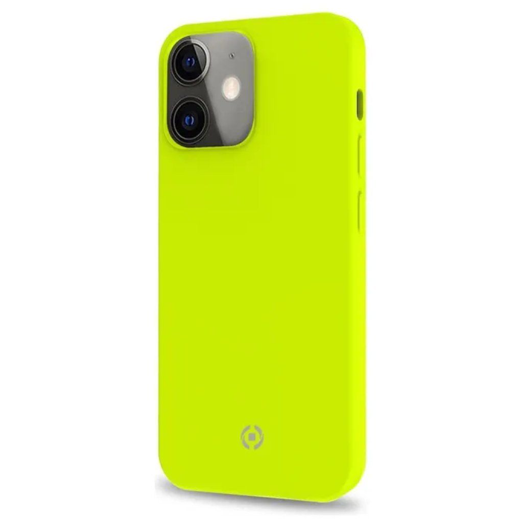 Celly Cromo Fluo Cover Gialla per iPhone 13 Mini Celly Cromo Fluo Cover Gialla per iPhone 13 Mini