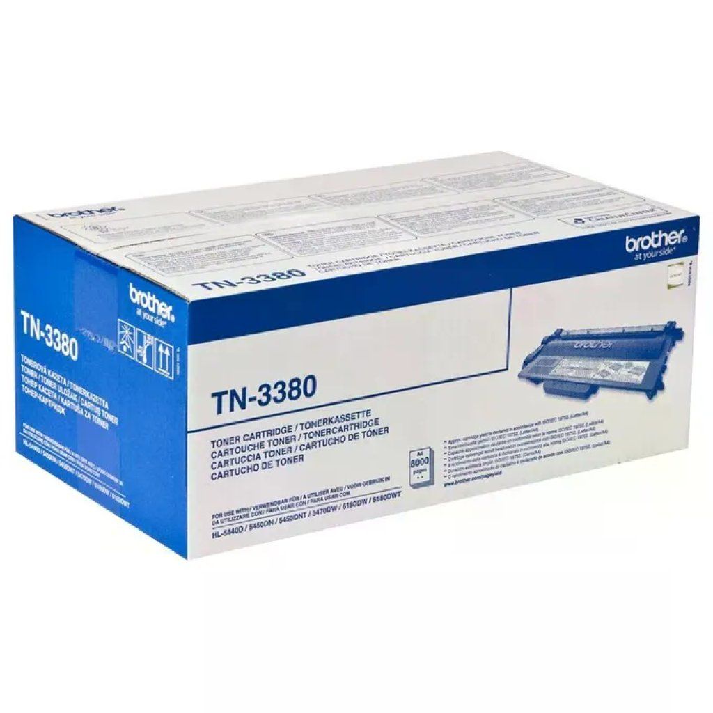 Brother TN-3380 Toner Originale Nero Alta Capacità, 6.000 Pagine Brother TN-3380 Toner Originale Nero Alta Capacità, 6.000 Pagine