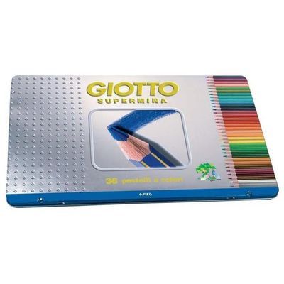 Giotto Supermina – Confezione da 36 pastelli colorati