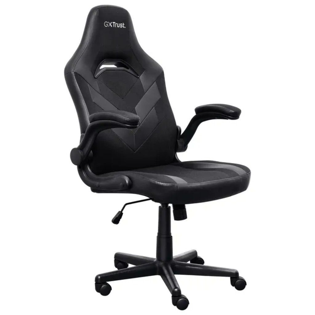 Trust GXT 703 RIYE Sedia Gaming Nera, Portata 140 kg