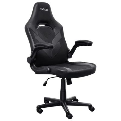 Trust GXT 703 RIYE Sedia Gaming Nera, Portata 140 kg