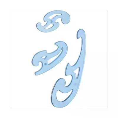 ARDA 41200 Kit da 3 Curvilinee Trasparenti