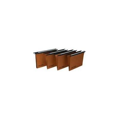 Bertesi Serie 100 Cartelle Sospese Kraft Arancio, Conf. 50