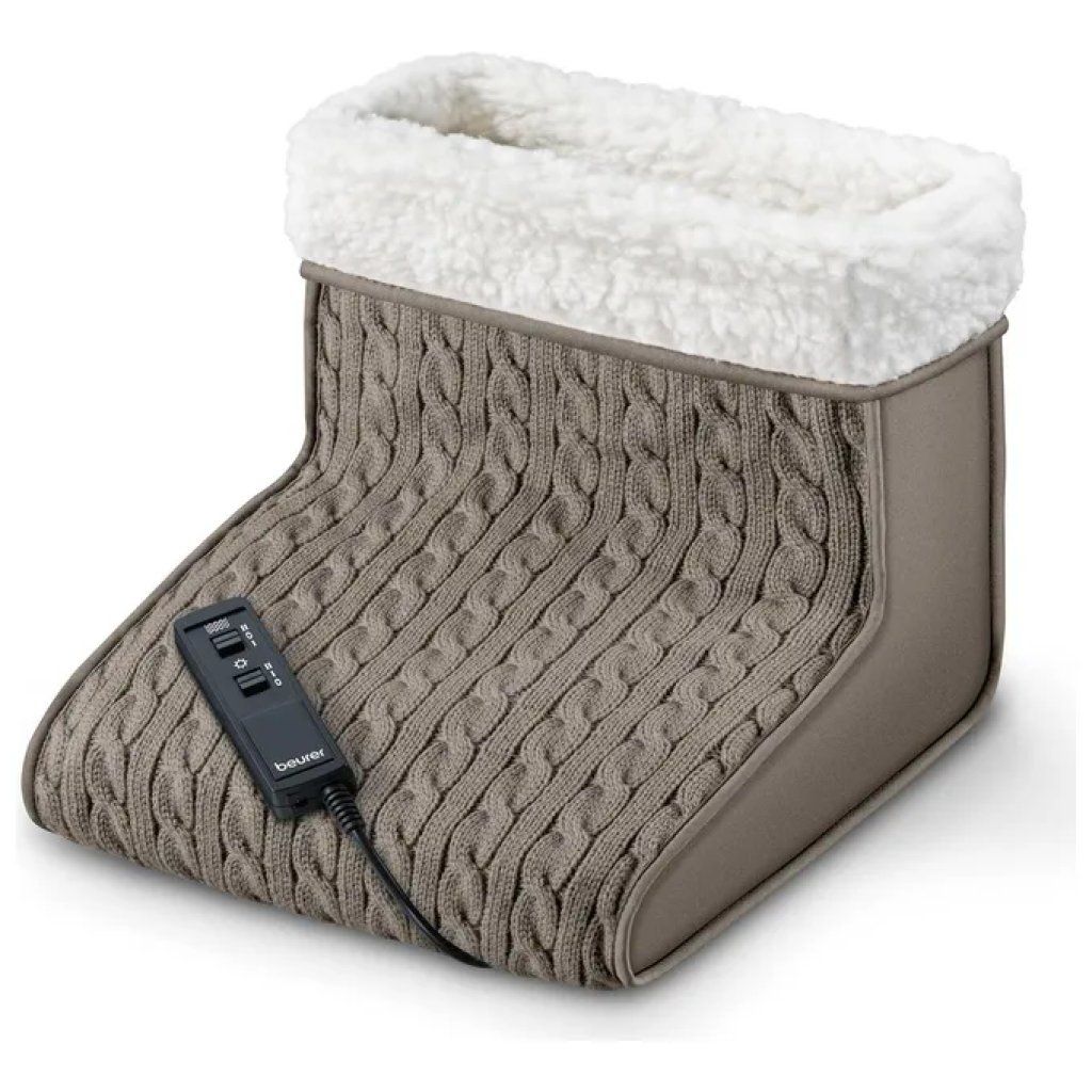 Beurer FWM 45 Scaldapiedi Elettrico con Massaggio e Riscaldamento, Grigio