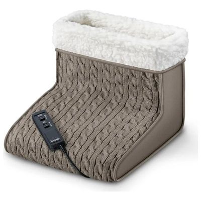 Beurer FWM 45 Scaldapiedi Elettrico con Massaggio e Riscaldamento, Grigio