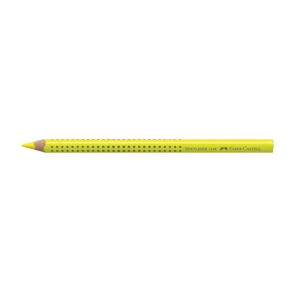 FABER CASTELL Faber-Castell Textliner Dry – 12 evidenziatori a matita giallo fluo