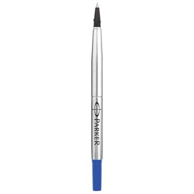 Parker 1950279 – Confezione da 12 ricariche roller blu, punta fine 0,5 mm