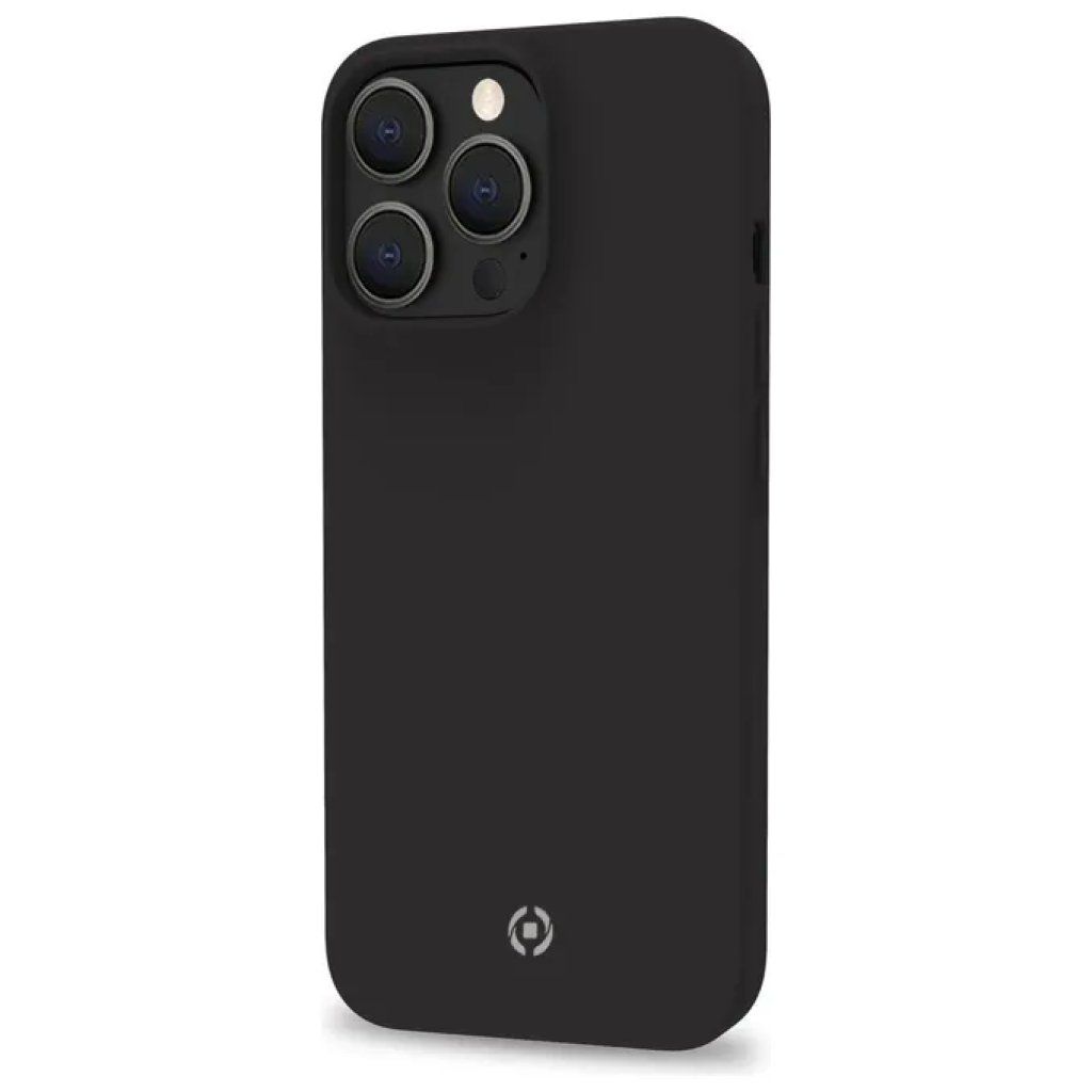 Celly Cromo Cover Nera per iPhone 14 Pro in TPU Soft-Touch Celly Cromo Cover Nera per iPhone 14 Pro in TPU Soft-Touch