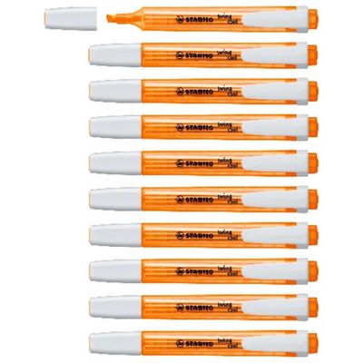 STABILO Swing Cool 275/54 – Evidenziatori arancioni, confezione da 10