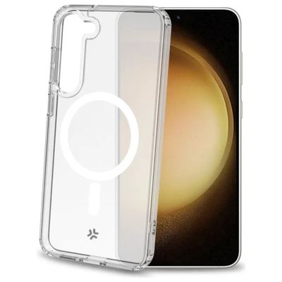 Celly Gel Skin Mag – Cover trasparente per Samsung Galaxy S23 5G