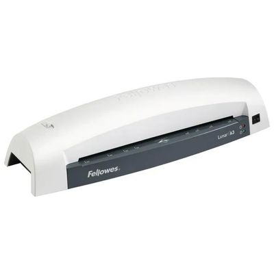 Fellowes Lunar 5716701 – Plastificatrice A3 a caldo, 2 rulli, 80 micron, bianca