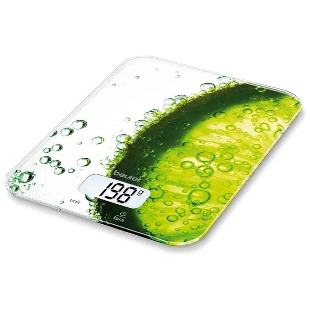 Beurer KS 19 Fresh – Bilancia digitale da cucina verde, 5 kg
