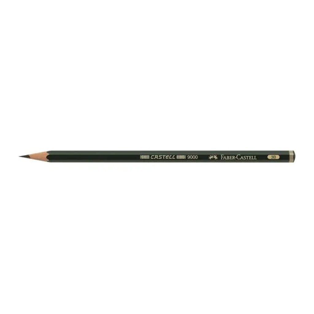 FABER CASTELL Faber-Castell 119003 Castell 9000 Matite grafite 3B sezione esagonale confezione 12 pz colore Verde FABER CASTELL Faber-Castell 119003 Castell 9000 Matite grafite 3B sezione esagonale confezione 12 pz colore Verde
