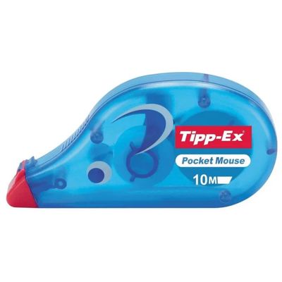 BIC Tipp-Ex Pocket Mouse Correttore a Nastro, 10 Pezzi