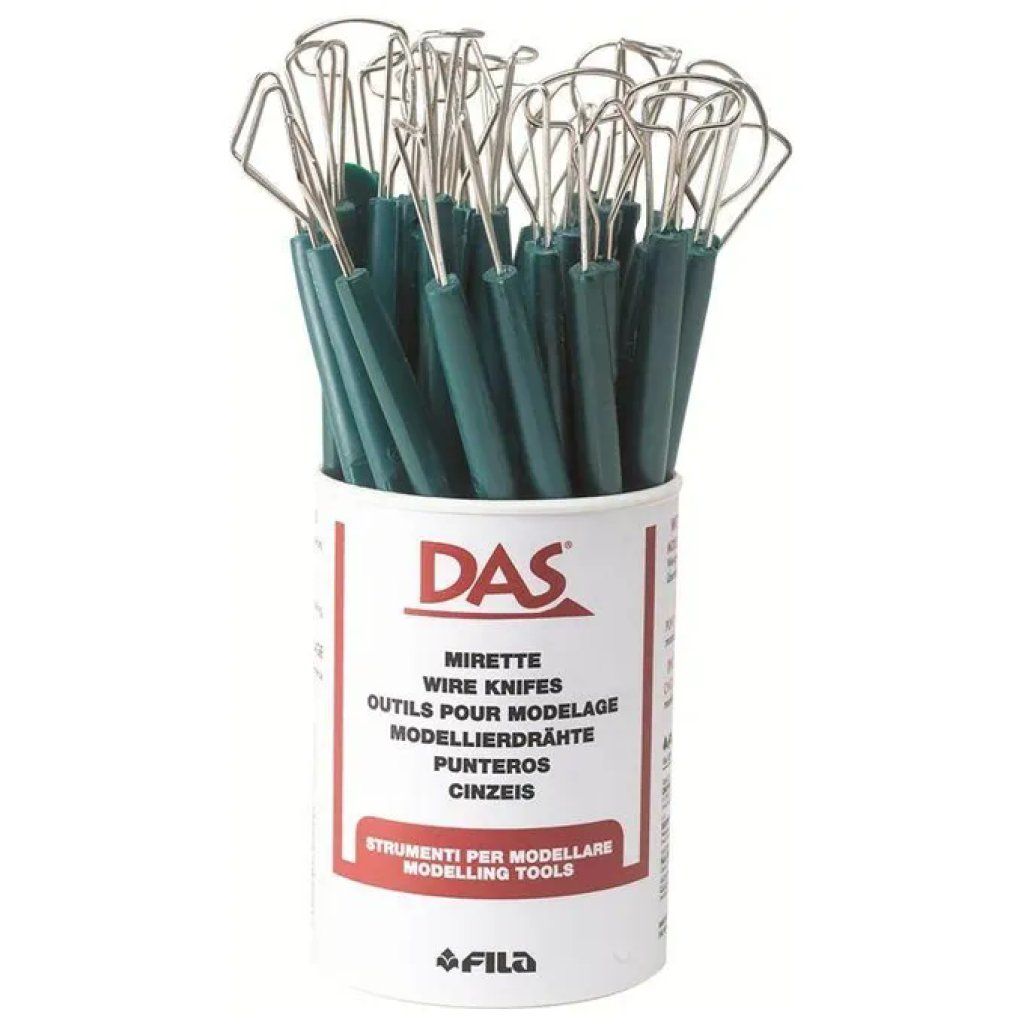 DAS Barattolo da 24 Mirette in Plastica con Punta in Metallo, 20 cm DAS Barattolo da 24 Mirette in Plastica con Punta in Metallo, 20 cm