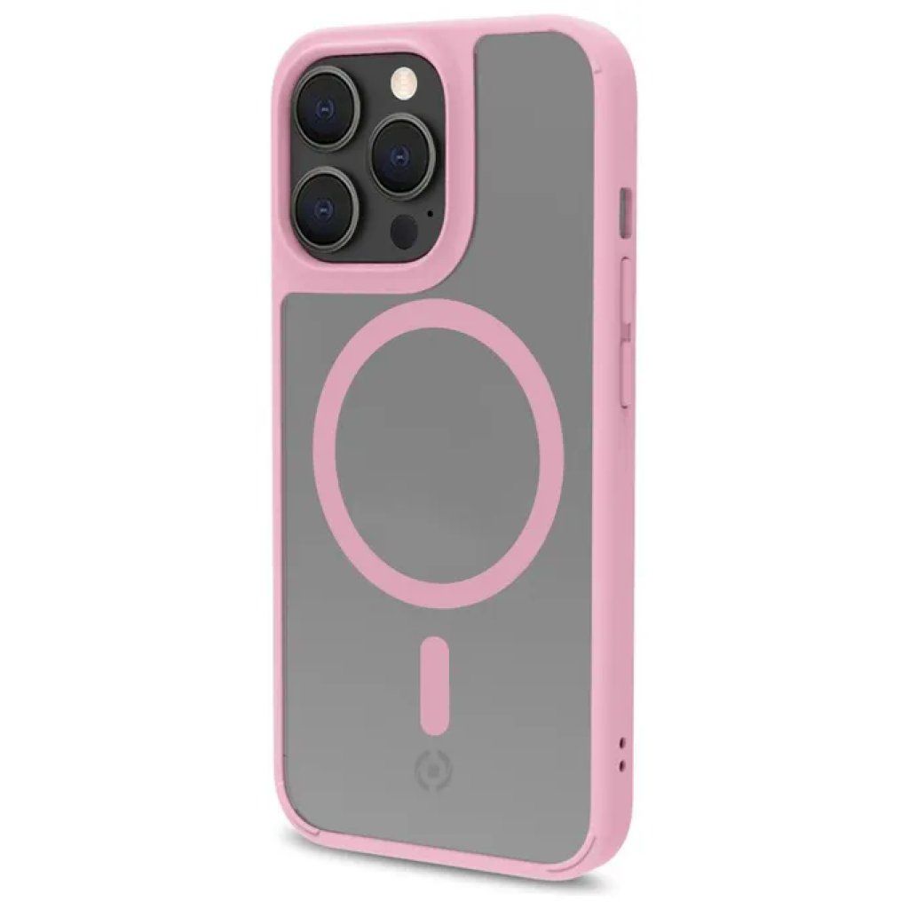 Celly MagMatt Cover Rosa Magnetica per iPhone 14 Pro
