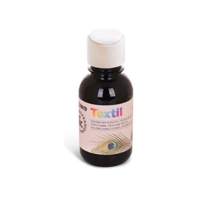 PRIMO Colore Nero per Tessuti a Base d’Acqua, 125 ml