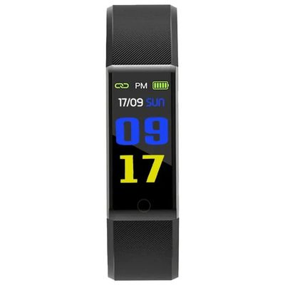 Celly TRAINER Smartband Fitness con Termometro, Display LCD 0,96”, Nera Celly TRAINER Smartband Fitness con Termometro, Display LCD 0,96”, Nera