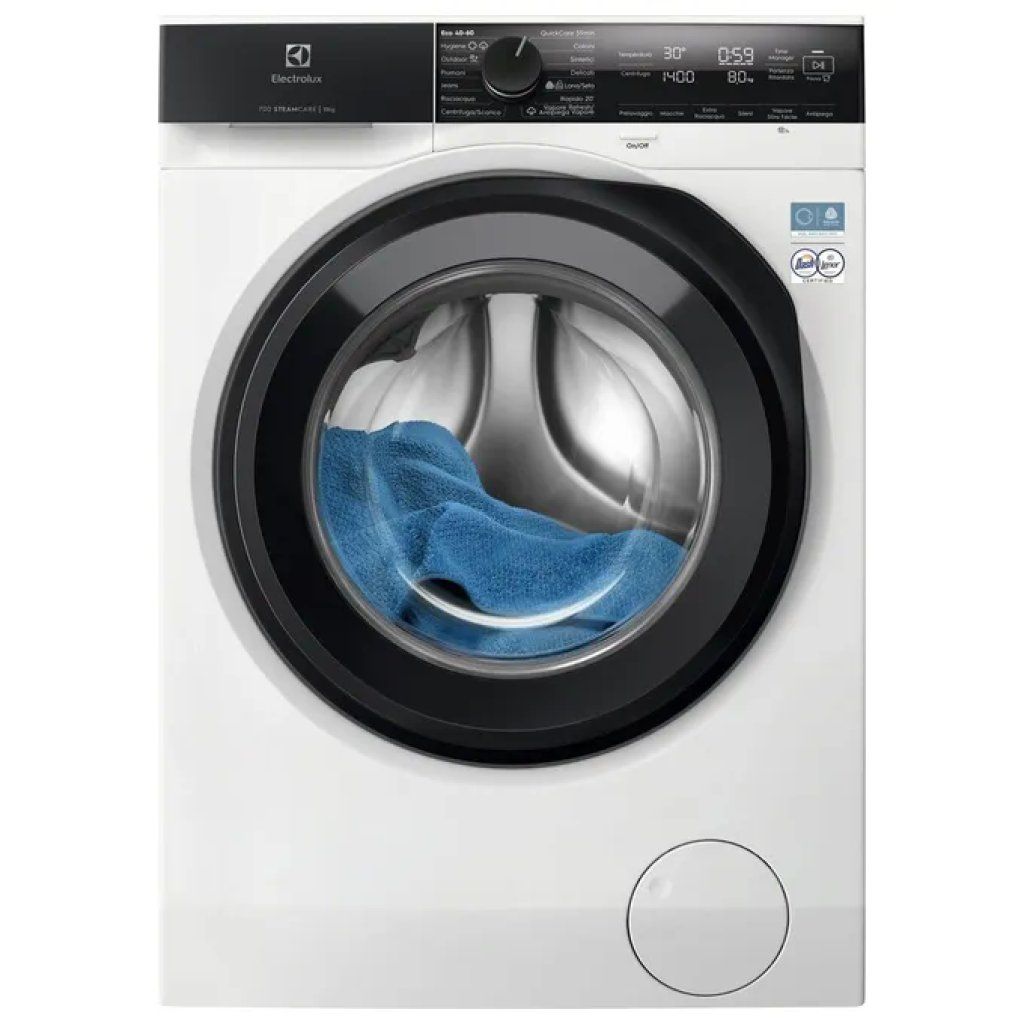 Electrolux EW7F411B3 Serie 700 Lavatrice SteamCare 11 kg 1400 giri/min Classe A Bianca