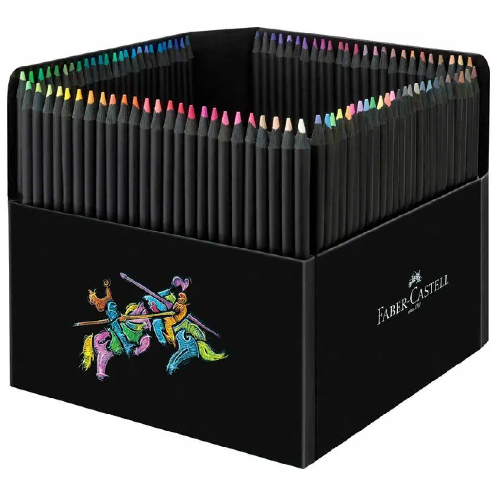 FABER CASTELL Faber-Castell Black Edition – Set 100 Pastelli Colorati Triangolari FABER CASTELL Faber-Castell Black Edition – Set 100 Pastelli Colorati Triangolari