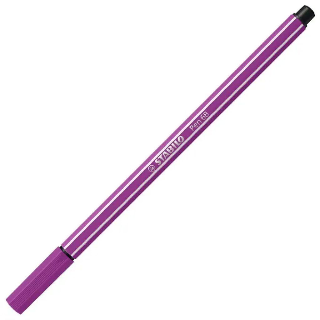STABILO Pen 68 – Confezione da 10 Pennarelli Lilla