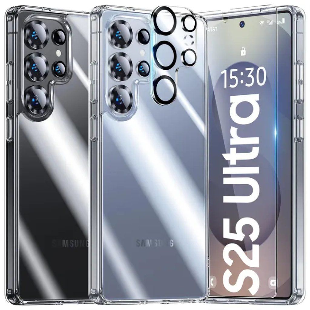 Celly GELSKIN1122 – Cover trasparente per Samsung Galaxy S25 Ultra 5G