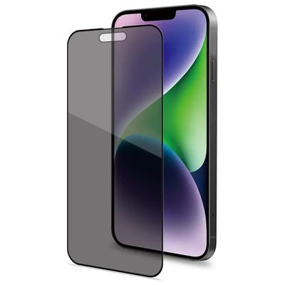 Celly Privacy Full Glass per iPhone 15 Plus, vetro temperato 9H nero Celly Privacy Full Glass per iPhone 15 Plus, vetro temperato 9H nero