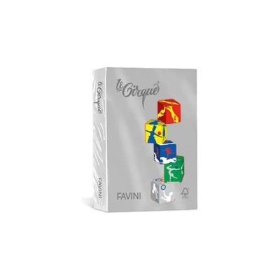 Cartotecnica Favini Risma Le Cirque 80g Grigio A4 Cartotecnica Favini Risma Le Cirque 80g Grigio A4