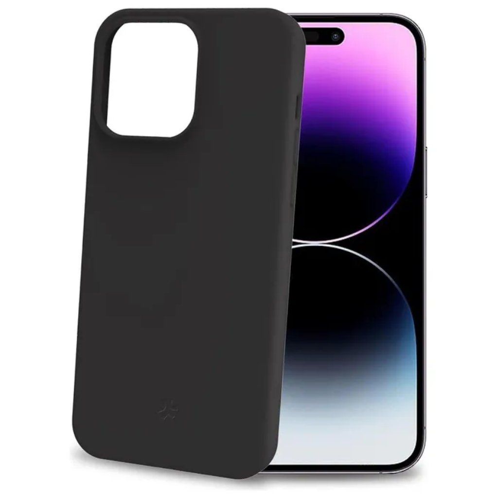 Celly Cromo Cover Soft Touch per iPhone 15 Pro Max - Nero Celly Cromo Cover Soft Touch per iPhone 15 Pro Max - Nero