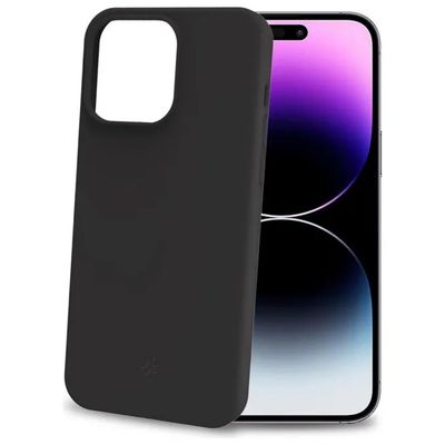 Celly Cromo Cover Soft Touch per iPhone 15 Pro Max - Nero Celly Cromo Cover Soft Touch per iPhone 15 Pro Max - Nero