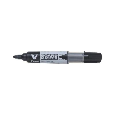 Pilot V Board Master Nero a Punta Tonda – Confezione da 10