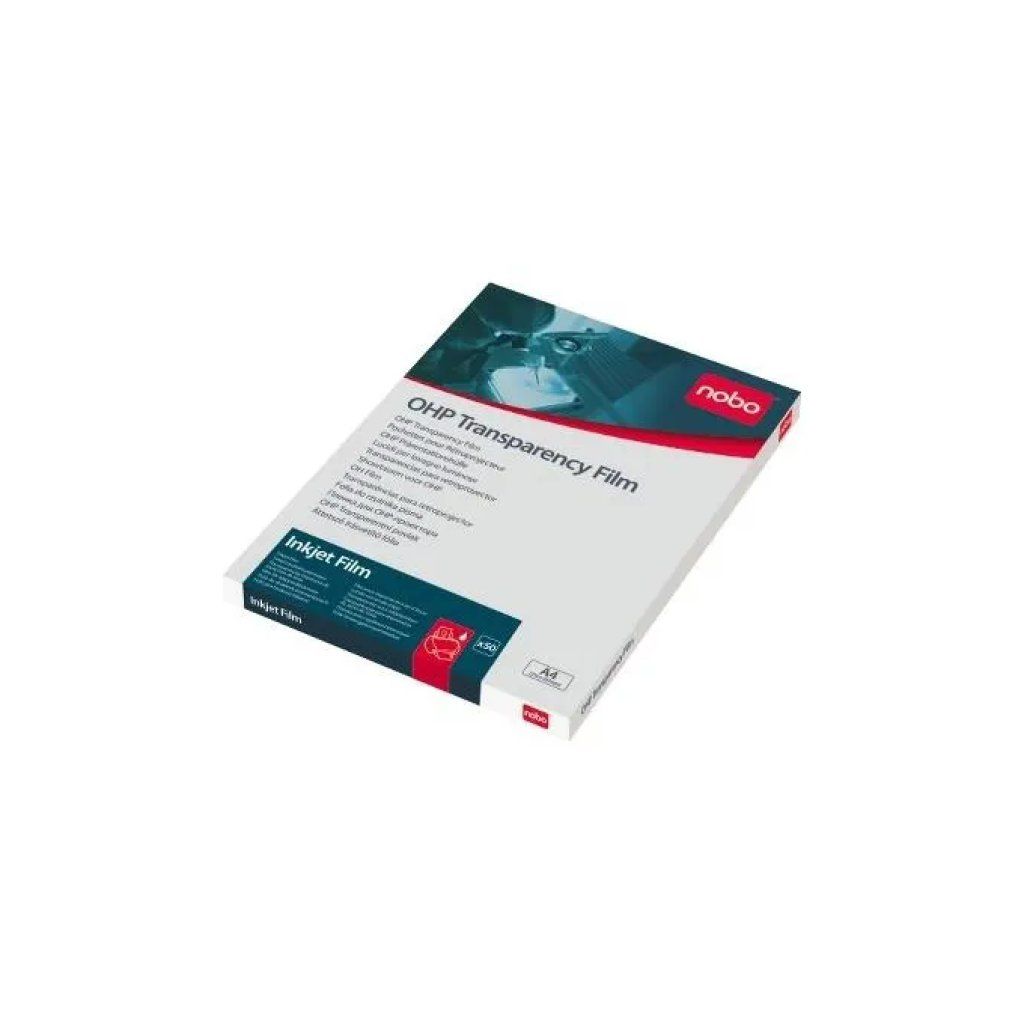Nobo 33634668 – Lucidi Inkjet A4, 50 fogli