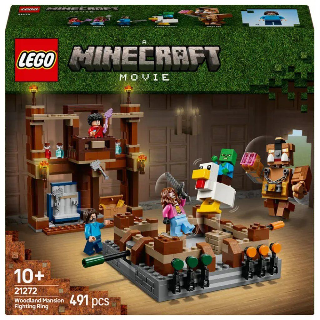 LEGO Minecraft 21272 Magione della Foresta: Ring di Combattimento, 491 Pezzi