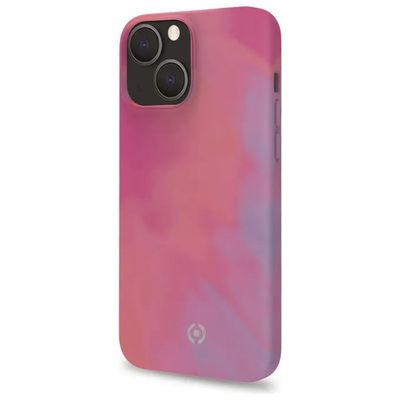 Celly Watercolor Cover Rosa per iPhone 13
