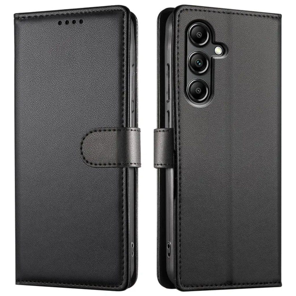 Celly Wally Custodia a Libro Nera per Samsung Galaxy A36 5G