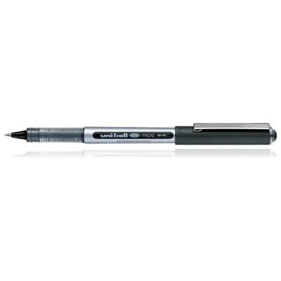 OSAMA Uni-Ball Eye Micro UB-150E penne roller nere, punta 0,5 mm, confezione da 12