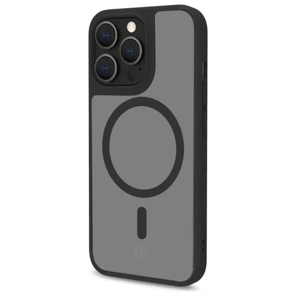 Celly MagMatt Cover Magnetica Nera per iPhone 14 Pro