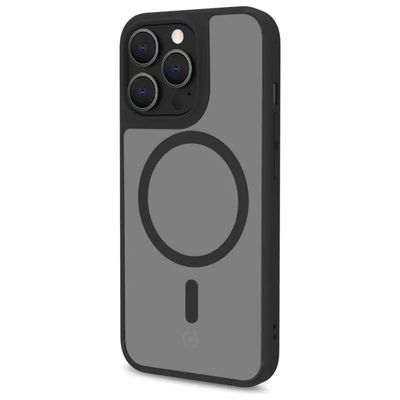 Celly MagMatt Cover Magnetica Nera per iPhone 14 Pro