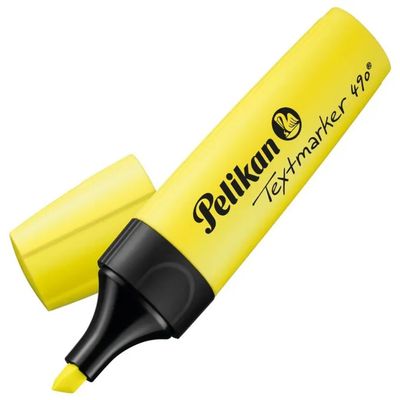Pelikan Textmarker 490 – Confezione da 10 Evidenziatori Gialli