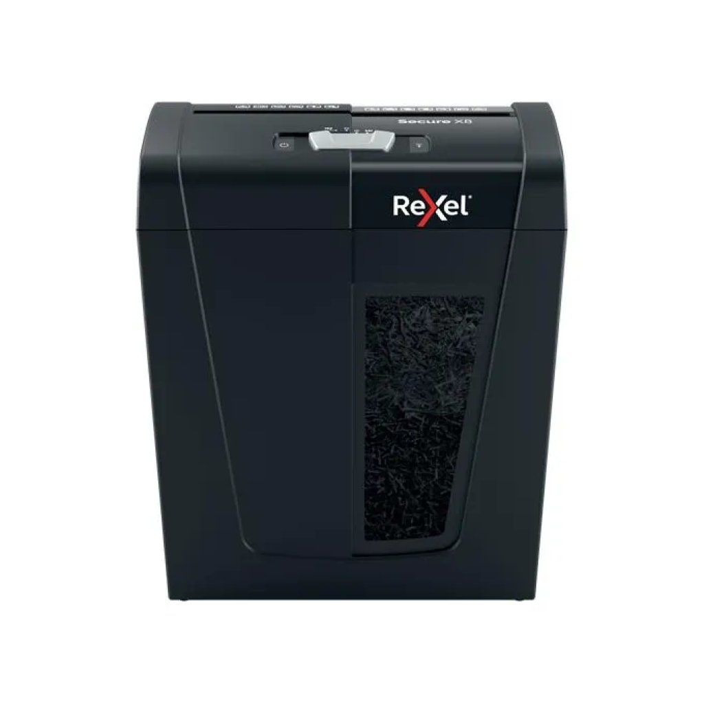 Rexel Secure X8 Distruggidocumenti P-4, 8 Fogli, Cestino 14 L
