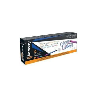 BIC Intensity Colour Change Fineliner, 12 pennarelli a punta fine 0,4 mm
