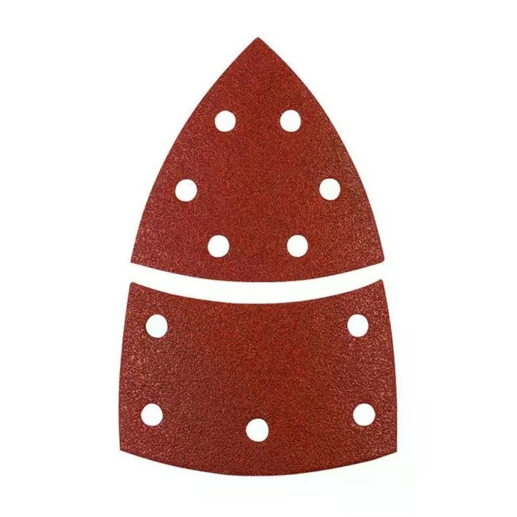 KWB 496106 – Set 5 fogli abrasivi triangolari per levigatrice a delta