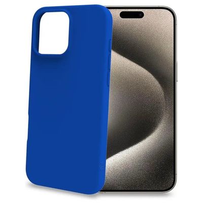 Celly Cromo Cover Blu per iPhone 16 Pro Max